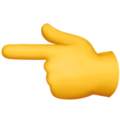 Apple 👈 Point Left Emoji