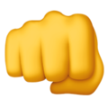 Apple 👊 Fist Bump Emoji