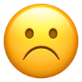 Apple ☹️ Frown Emoji