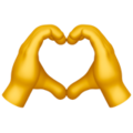 Apple 🫶 Heart Hands Emoji