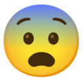 Google 😨 Scared Emoji