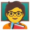 Google 🧑‍🏫👨‍🏫👩‍🏫 Teacher Emoji