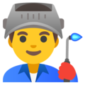 Google 👨‍🏭👩‍🏭 Welder Emoji