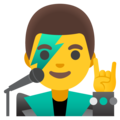 Google 👨‍🎤👩‍🎤 Singer Emoji