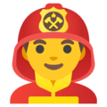 Google 👨‍🚒👩‍🚒 Fireman Emoji