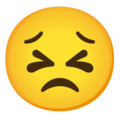 Google 😣 Suffering Emoji