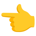 Google 👈 Point Left Emoji