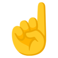 Google ☝️ Point Up Emoji