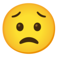 Google 😟 Worried Emoji