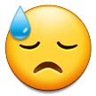 Samsung 😓 Cold Sweat Emoji