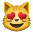 Samsung 😻 Cat Heart Eyes Emoji