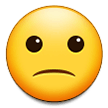 Samsung 🙁 Slightly Frowning Emoji