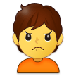 Samsung 🙍🙍‍♂️🙍‍♀️ Frown Emoji