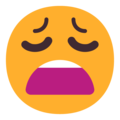 Microsoft 😩 Weary Emoji