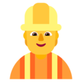 Microsoft 👷👷‍♂️👷‍♀️ Worker Emoji