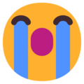 Microsoft 😭 Crying Emoji