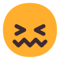 Microsoft 😖 Confounded Emoji