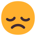 Microsoft 😞 Disappointed Emoji