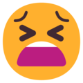 Microsoft 😫 Tired Emoji
