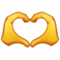 Whatsapp 🫶 Heart Hands Emoji