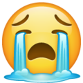 Whatsapp 😭 Crying Emoji