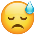 Whatsapp 😓 Cold Sweat Emoji