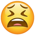 Whatsapp 😫 Tired Emoji