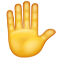Whatsapp ✋ Hand Emoji