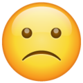 Whatsapp 🙁 Slightly Frowning Emoji