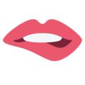 Twitter 🫦 Lip Bite Emoji