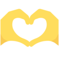 Twitter 🫶 Heart Hands Emoji