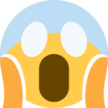Twitter 😱 Scream Emoji