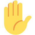 Twitter ✋ Hand Emoji
