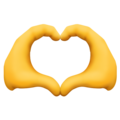 Facebook 🫶 Heart Hands Emoji