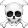 Facebook ☠️ Skull And Crossbones Emoji