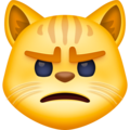 Facebook 😾 Cat Pouting Emoji