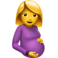 Apple 🤰 Pregnant Emoji